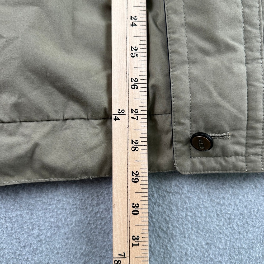 London Fog Jacket Mens L Long‎ Tan Thinsulate Insulated Full Zip Harrington Coat - Picture 15 of 16